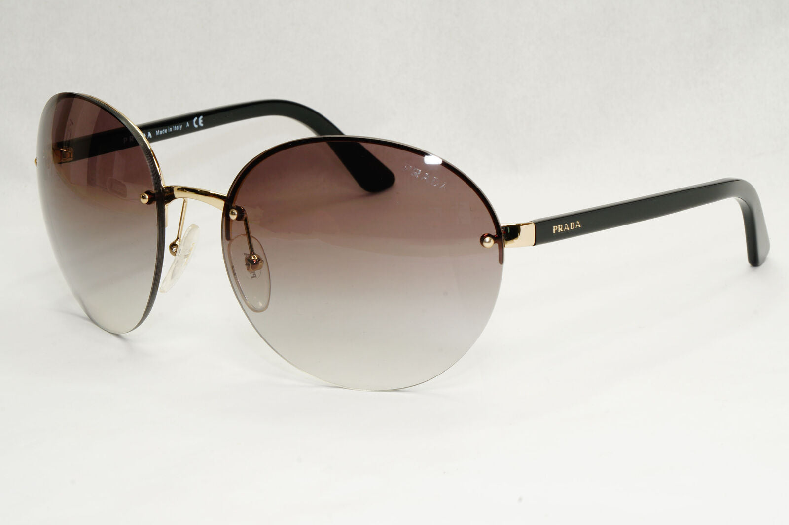 Prada Sunglasses Round Black Grey Gradient PR68VS SPR 68V ZVN-0A7 050124
