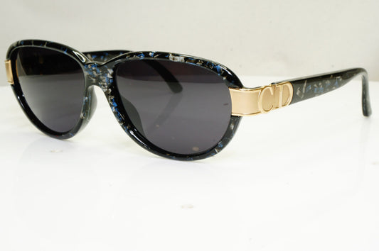 Authentic DIOR Womens 1995 Vintage Austria Sunglasses Marble Gold 2917 95 30534