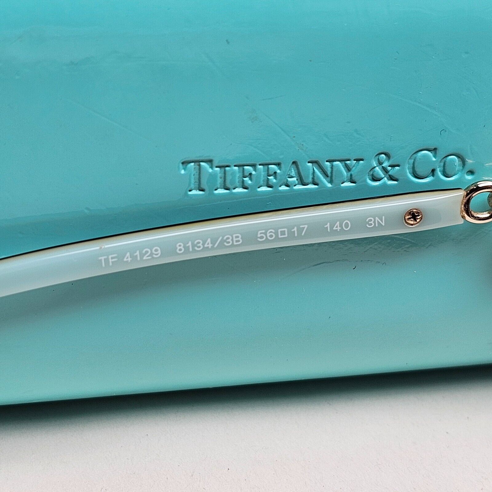Tiffany & Co Sunglasses 2016 Gold Hearts Chain Brown TF 4129 8134/3B 170125
