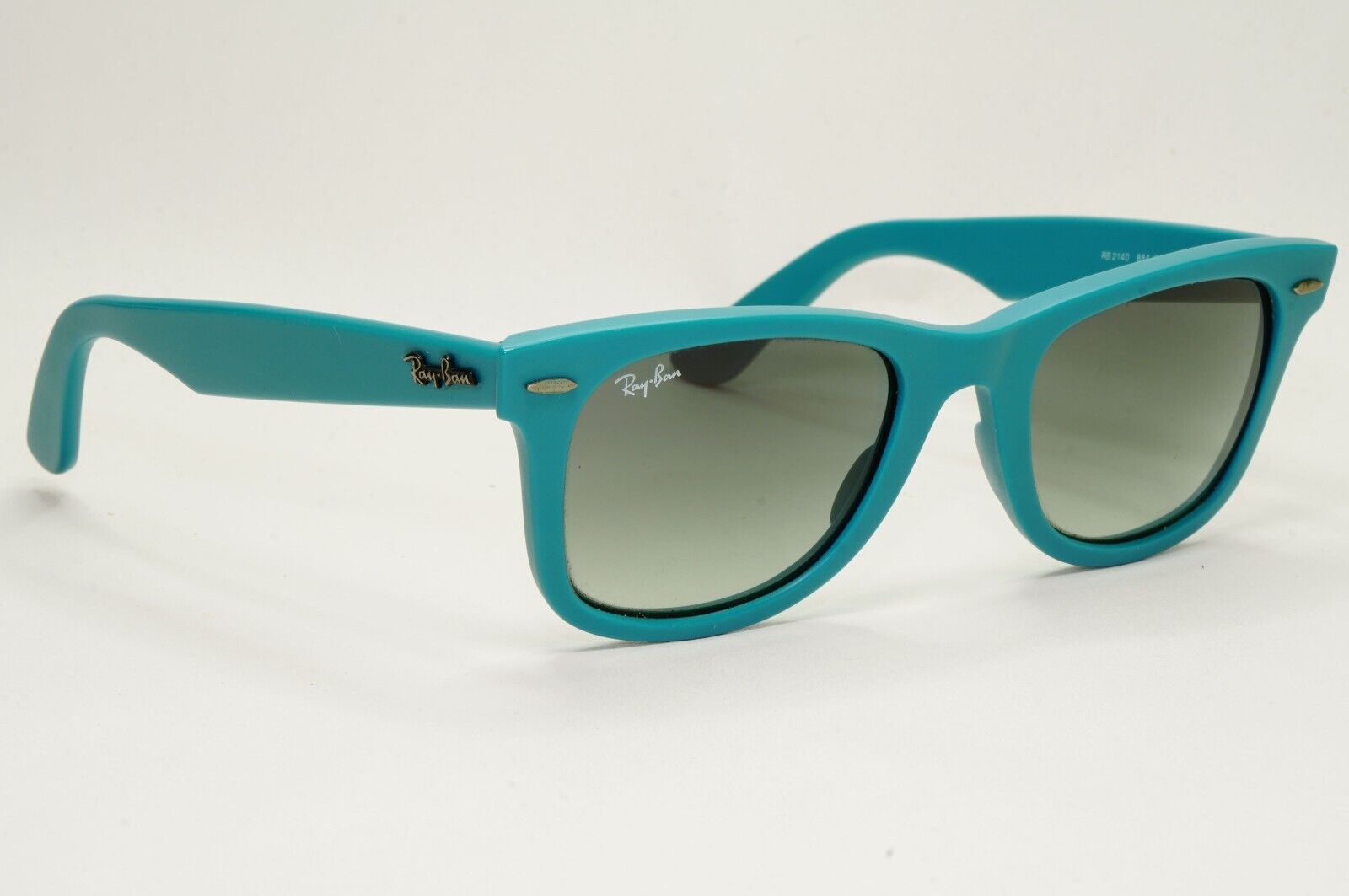 Ray-Ban Sunglasses 2012 Wayfarer Matte Turquiose Grey RB 2140 884/71 50mm 151024