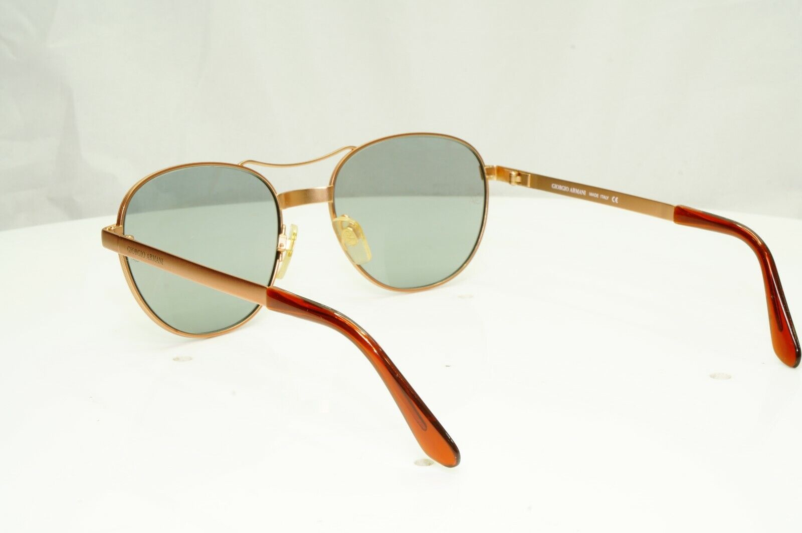 Authentic Giorgio Armani 1997 Vintage Sunglasses Gold Metal Men Women 644 925/41