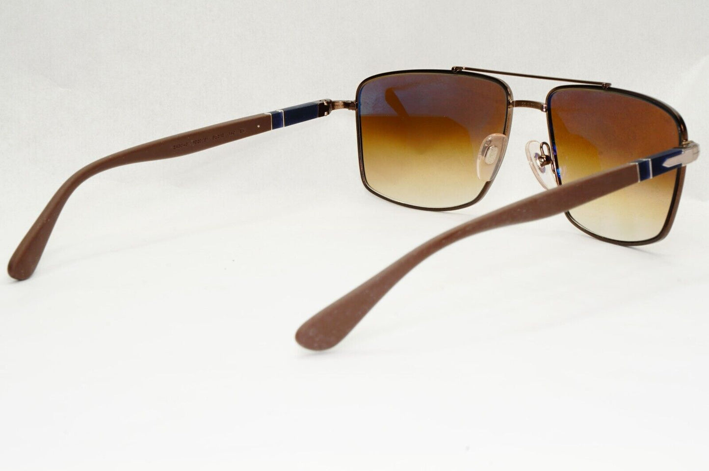 Persol Sunglasses 2013 Navigator Brown Gradient Metal Pilot 2430-S 1020/51 55mm