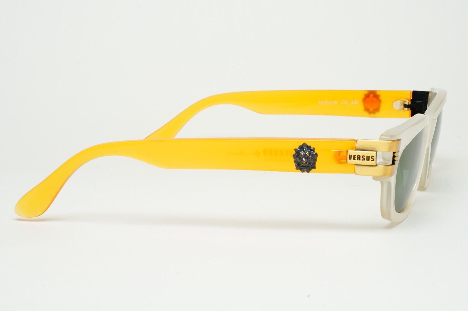 Versus Sunglasses 1996 by Gianni Versace Vintage Honey Lion MOD E29 COL 445
