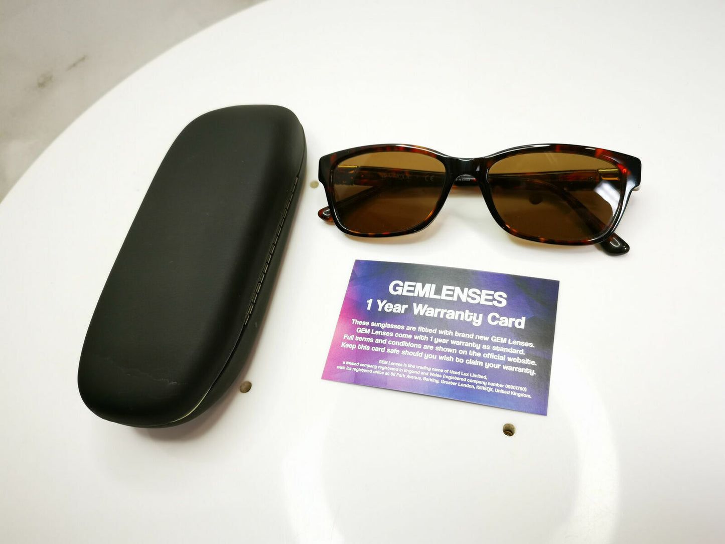Vogue Tortoiseshell Brown Sunglasses Crystal Gold Rectangle 2765 W656 33498