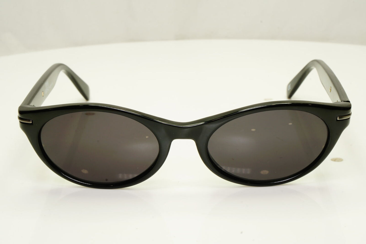 Gianni Versace 1996 Mens Unisex Vintage Glossy Black Sunglasses MOD 453 COL 852