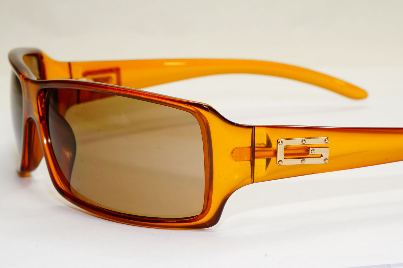 Gucci Sunglasses 1999 Vintage Brown Dark Orange Honey GG 2515/S PP8 180224