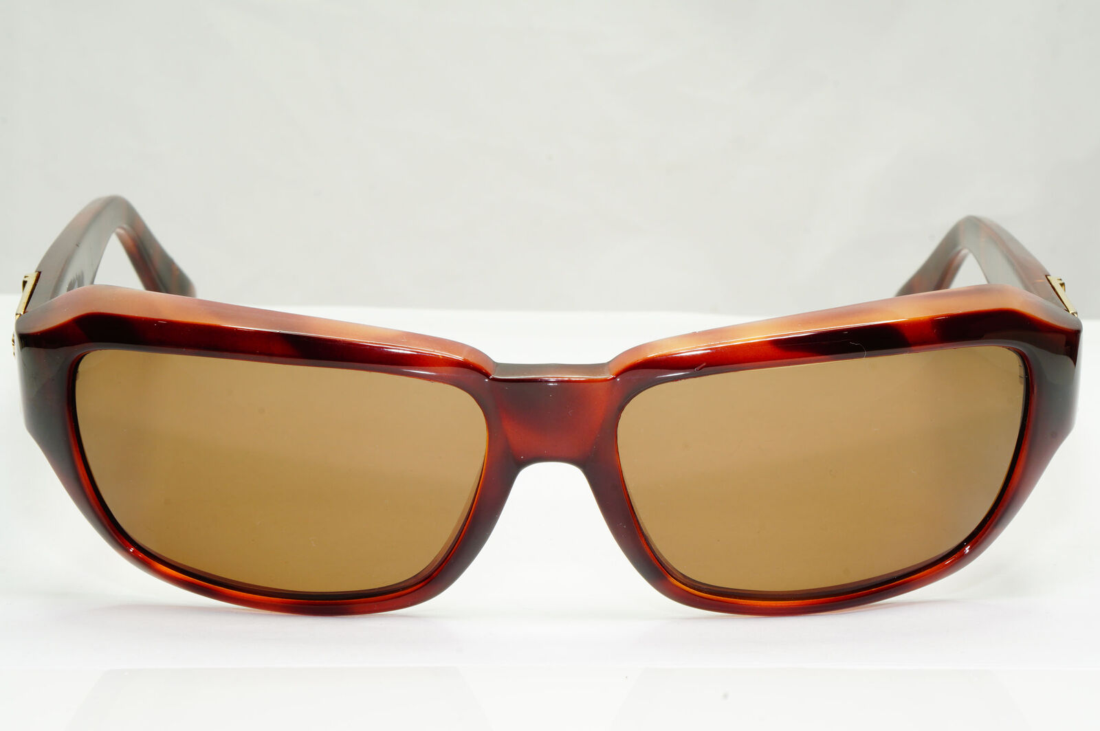 Gianni Versace 1996 Sunglasses Vintage Gold Brown Retro MOD 412/A COL 900 151222