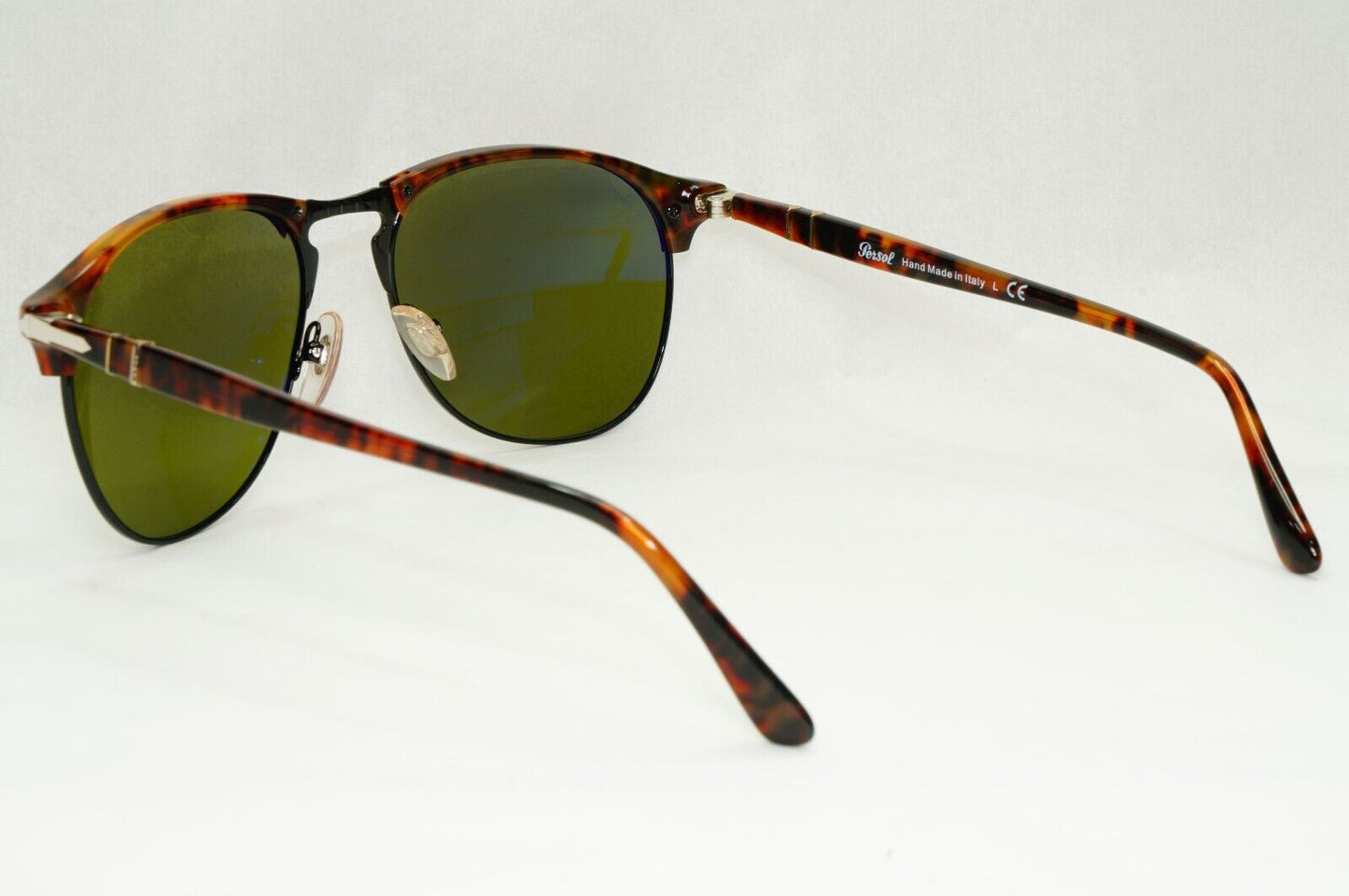 Persol Sunglasses 2015 Brown Caffe Tortoise Green Square 8649-S 108/4E 56mm