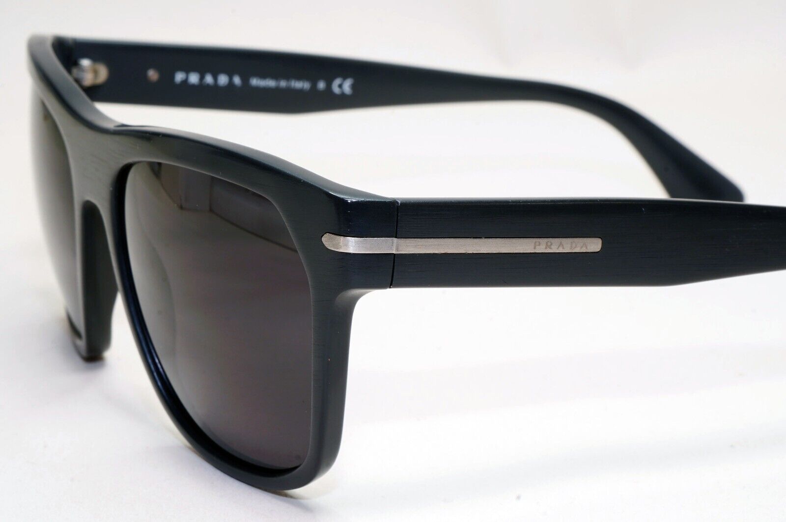 Prada Sunglasses 2013 Brushed Grey Dark Black PR03RS SPR 03R TV4-1A1 55mm 021124