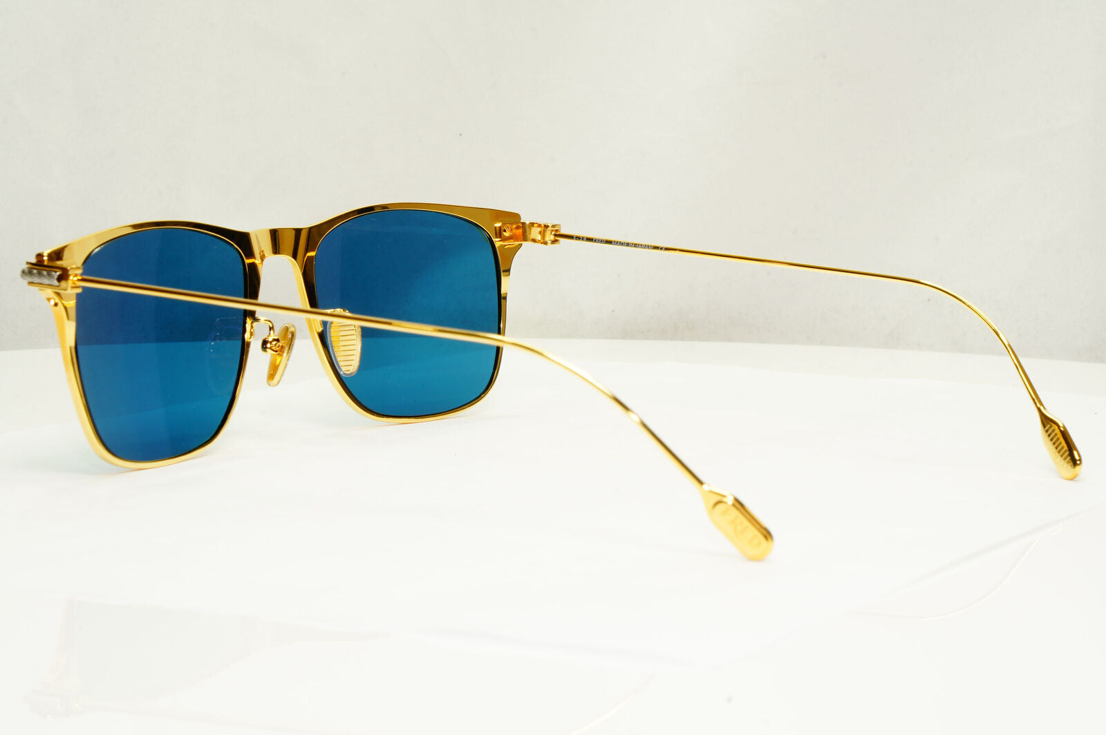 Fred Sunglasses FG40009U Titanium Gold Blue Silver Japan Metal 30V Force 10