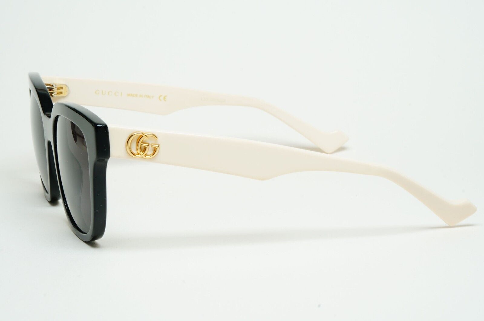 Gucci Sunglasses 2021 Black Beige Gold Square Small GG0958O 002 49mm 110225