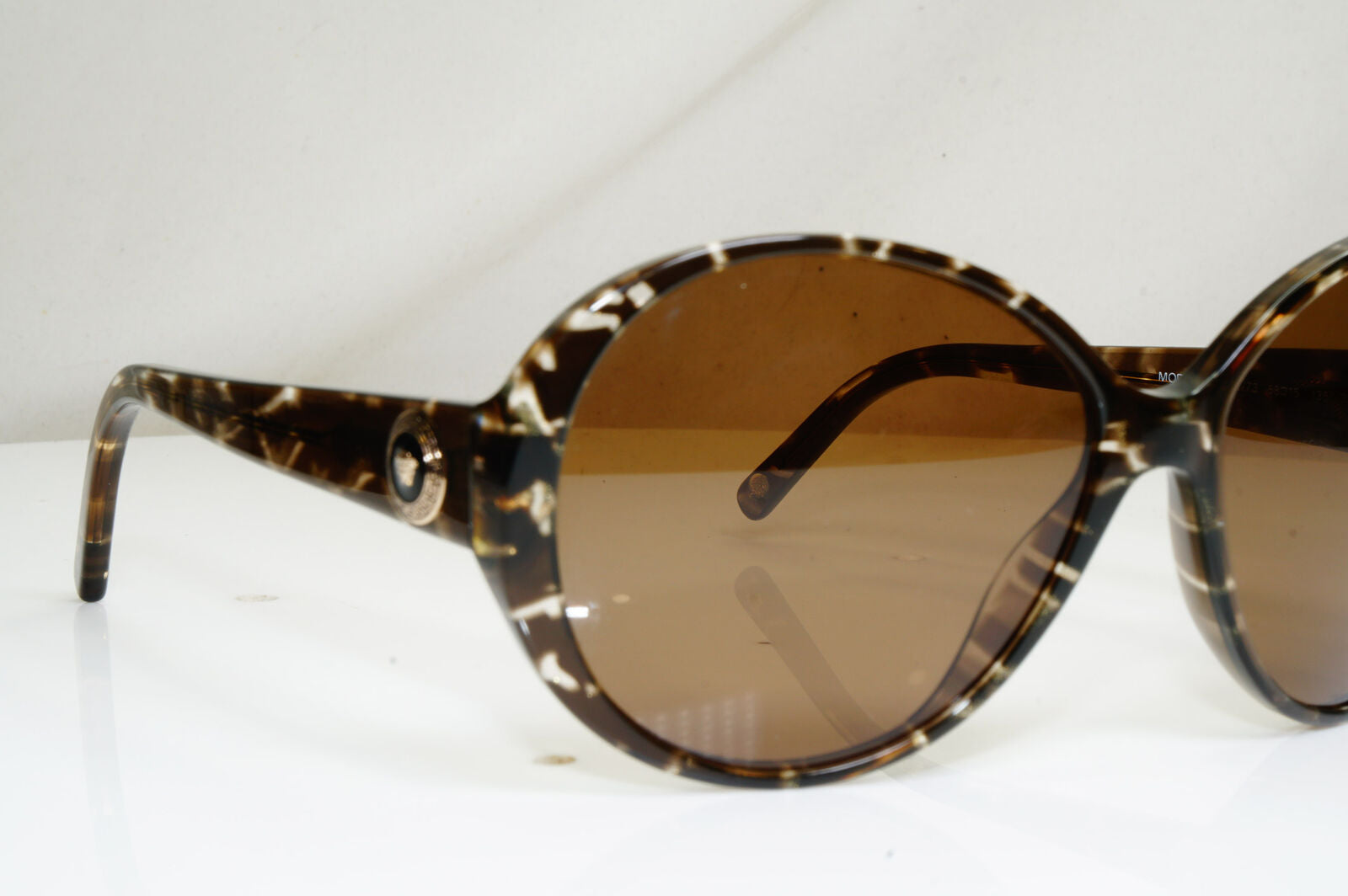 Versace Brown Marble Sunglasses Gold Medusa Womens Oversized 4239 969/73 29427