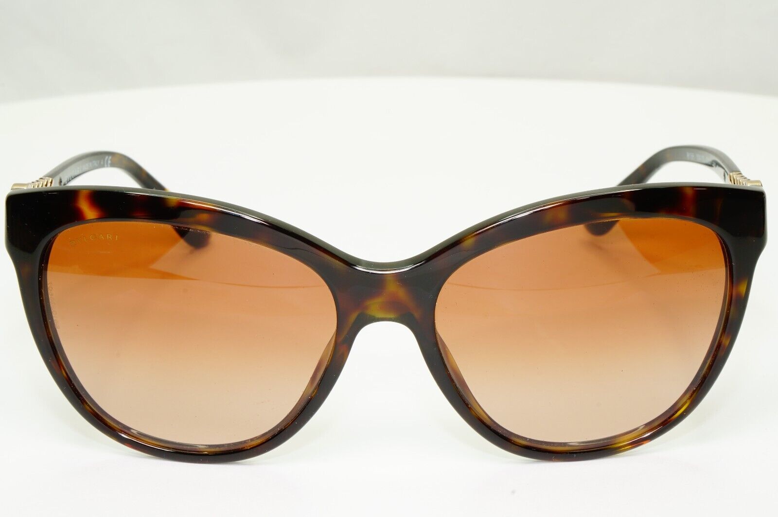 Bvlgari Gold Chain Sunglasses Brown Gradient Tortoiseshell 8158 504/13 28534