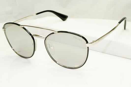 Authentic Prada Womens Mirror Vintage Sunglasses Silver SPR 83T 1AB-2S0 32994
