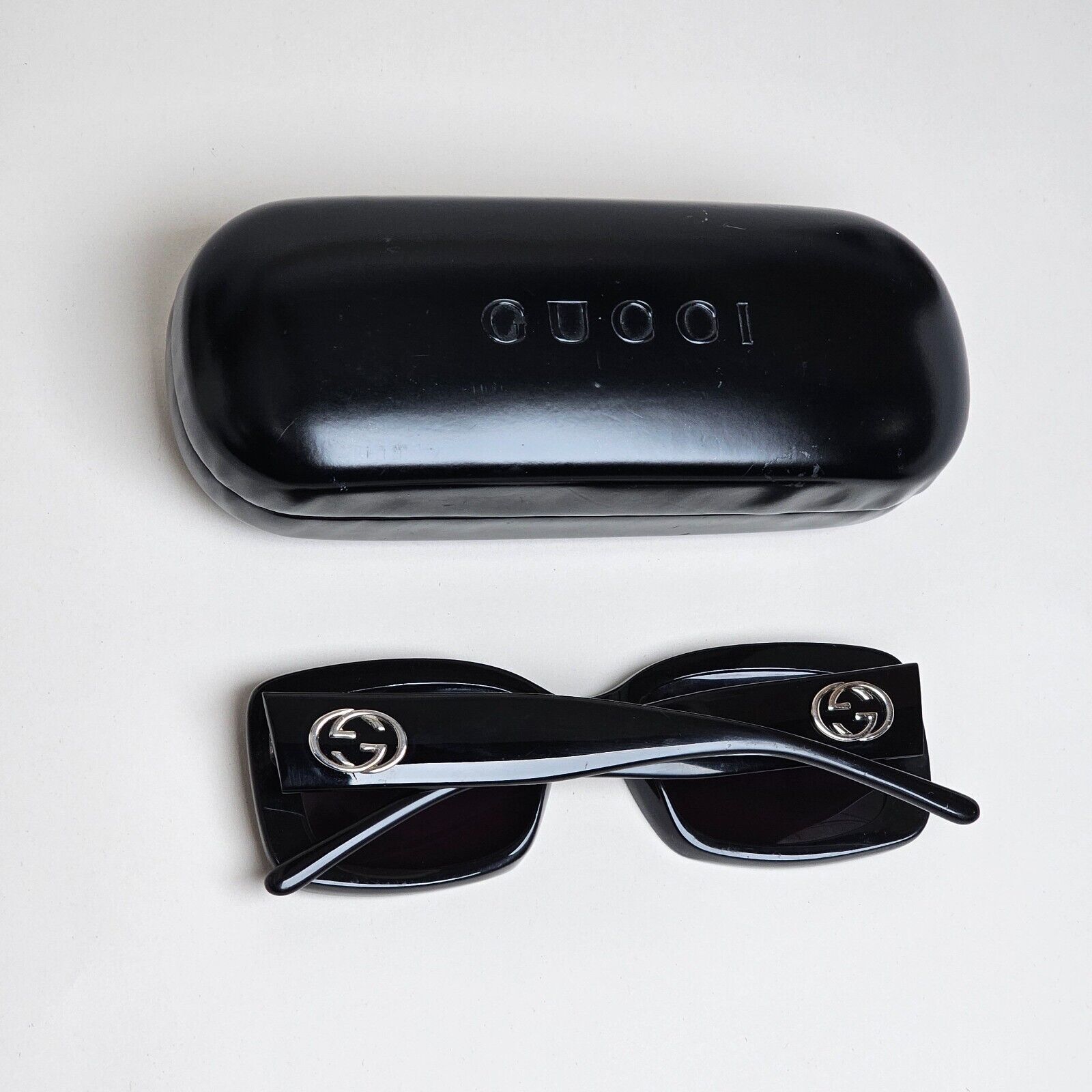 Gucci Sunglasses 1997 Vintage Black Square Retro GG 2407/S 807 51mm 110225