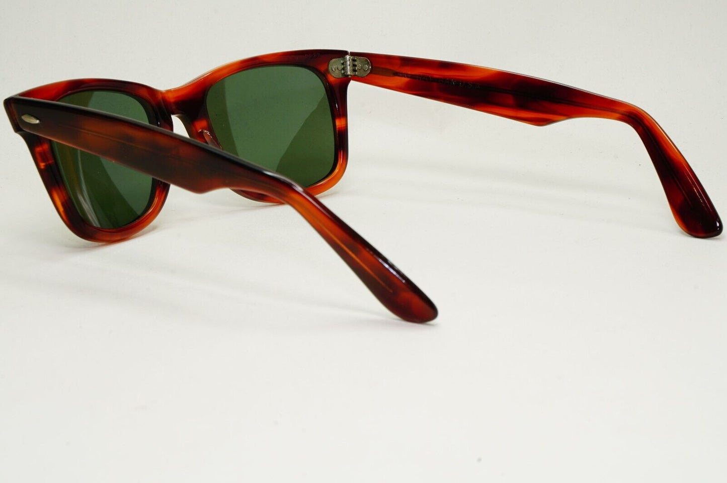 Ray-Ban Sunglasses 1992 Vintage Bausch Lomb Brown Wayfarer Tortoiseshell 021124