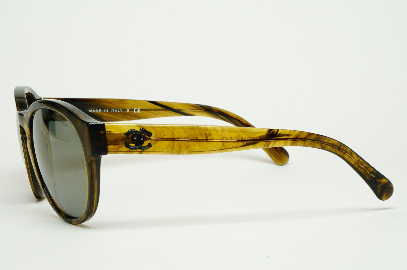 Chanel Sunglasses Olive Marble Green Brown 5359 c.1568/Y9 54mm 100325
