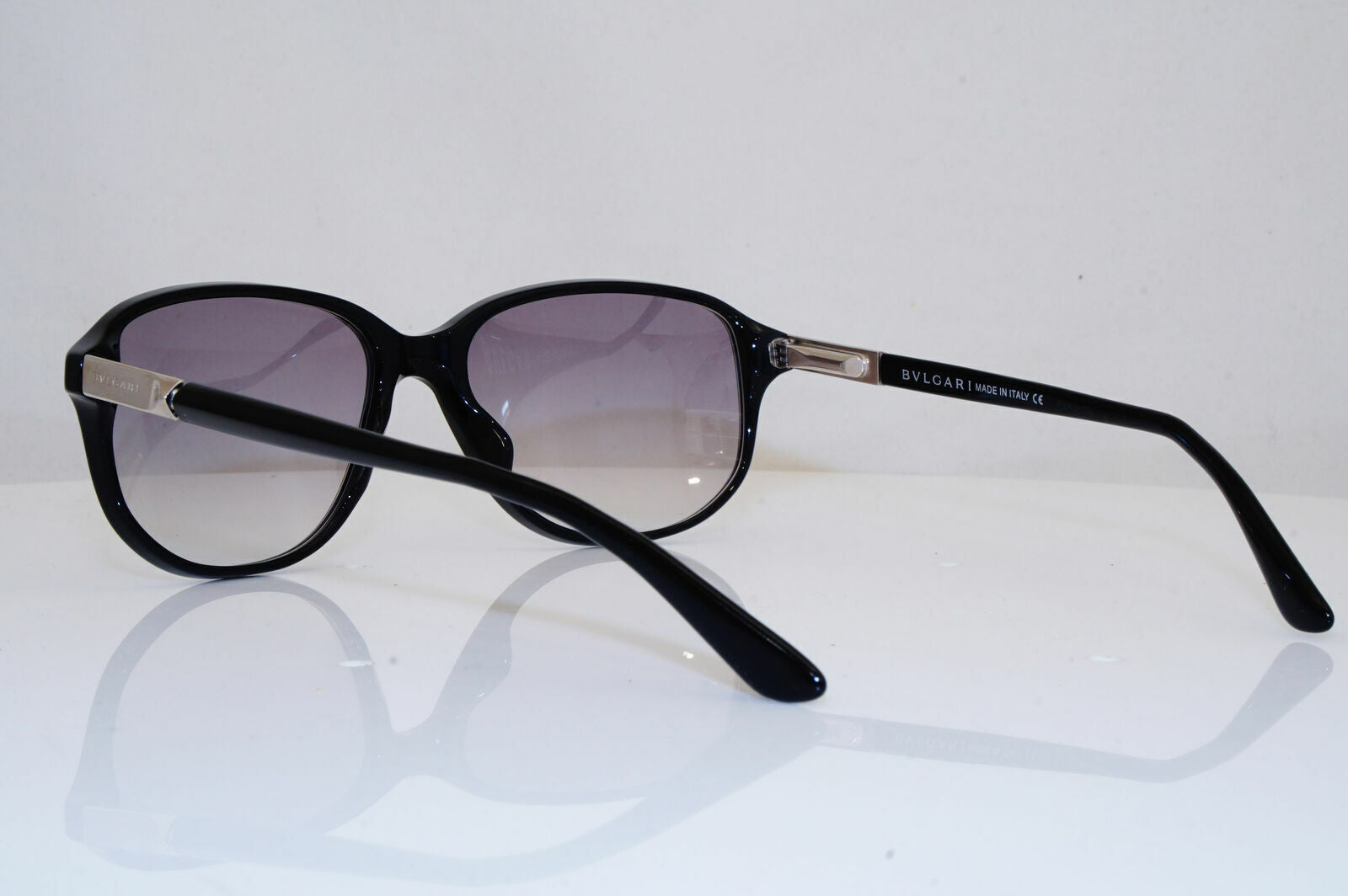 Authentic BVLGARI Mens Womens Diamante Vintage Sunglasses Black 703 501 26211