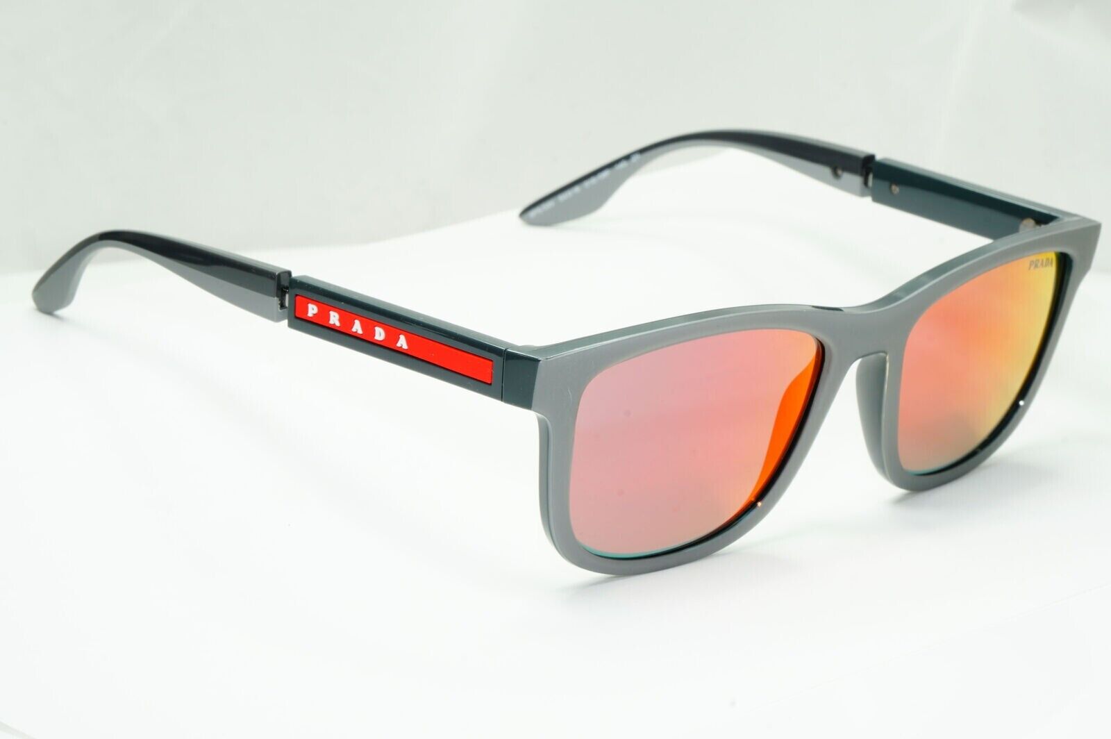 Prada Sunglasses Grey Mirror Red Blue Orange PS04XS SPS 04X 01S-08F [B] 39723