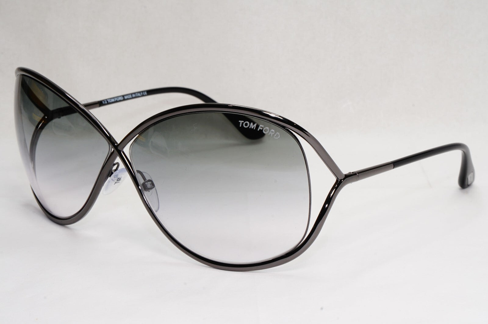 Tom Ford Sunglasses Miranda Gunmetal Gradient Grey Metal FT0130 TF 130 08B