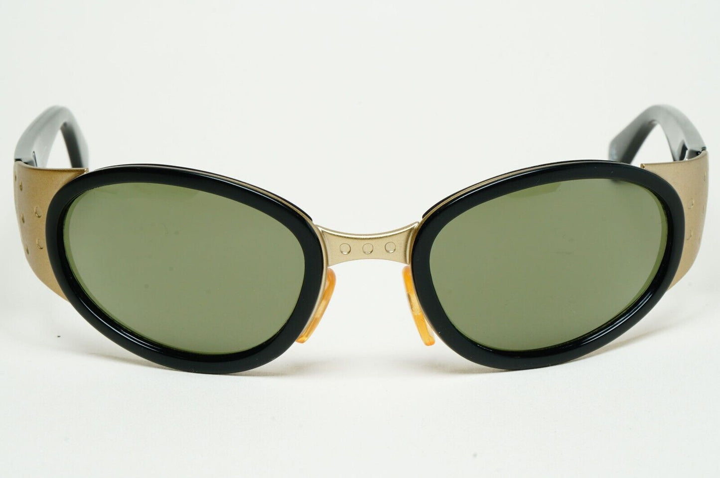 Versus Sunglasses 1996 by Gianni Versace Vintage Black Bronze MOD R50 COL 86M