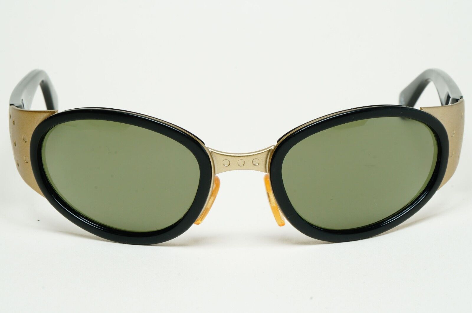 Versus Sunglasses 1996 by Gianni Versace Vintage Black Bronze MOD R50 COL 86M