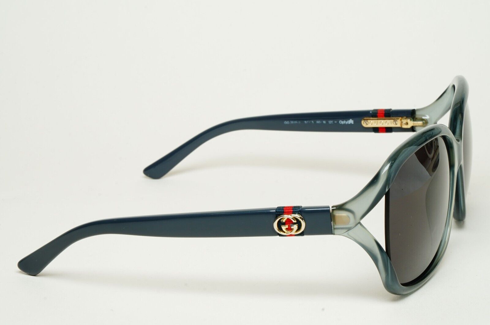 Gucci Sunglasses 2011 Vintage Ribbon Grey Azure Black GG 3646/S 3NFUA 070125