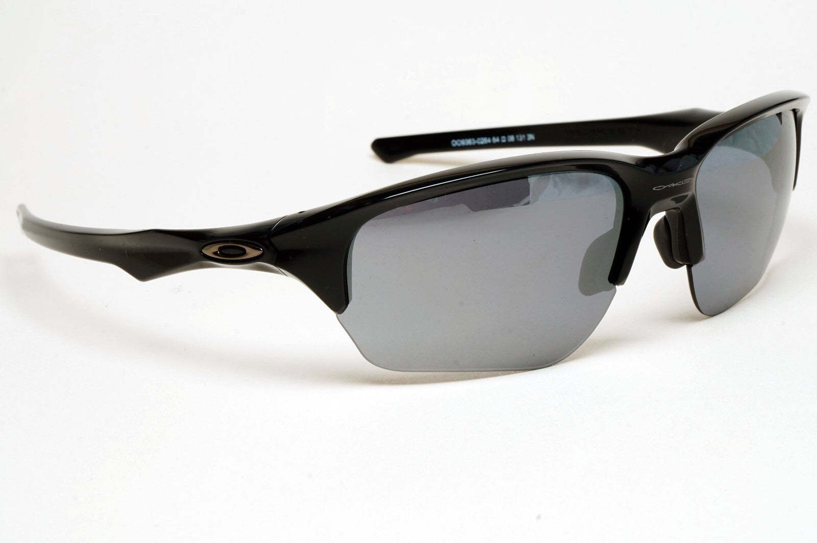 Oakley Sunglasses Flak Beta Black Polished Glossy Iridium Grey OO 9363 02