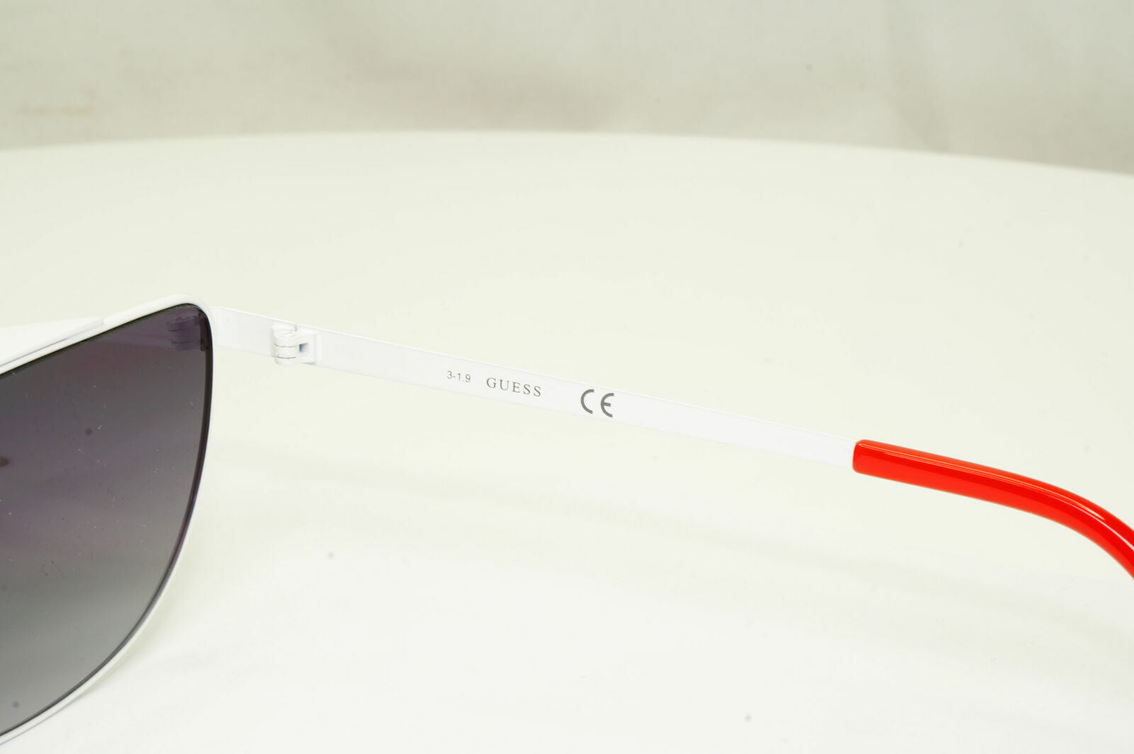 Guess Sunglasses Punk Visor Mens Womens Shield White Grey Smoke GU 7677 21C