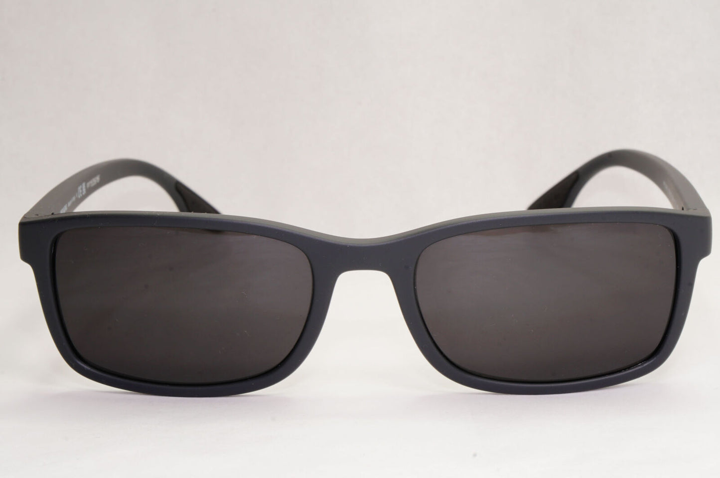 Prada Sunglasses Grey Rubber Matte Square Black PS09OV VPS 09O UFK-1O1 55mm