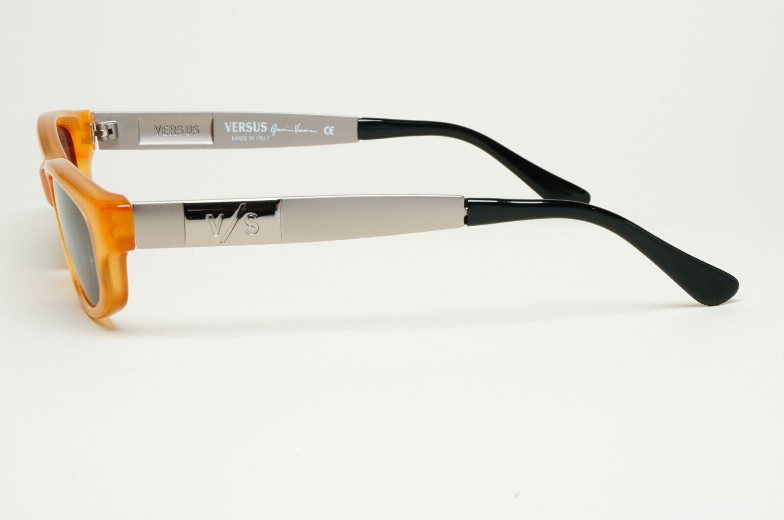 Versus Sunglasses 1996 by Gianni Versace Vintage Amber Honey MOD E83/M COL 692