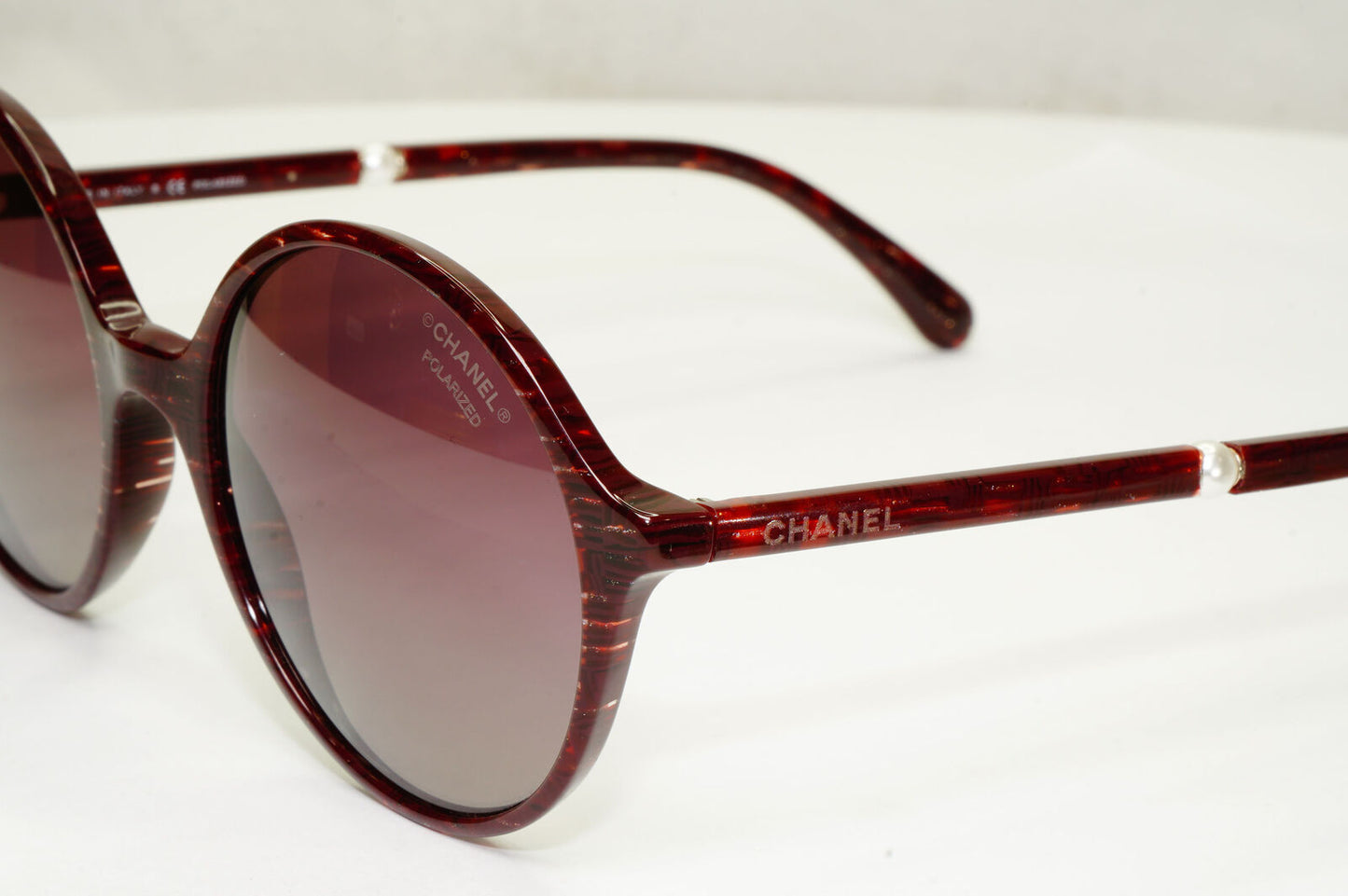 Chanel Polarized Sunglasses Pearl Burgundy Gradient 5391-H c.1638/K5 280323