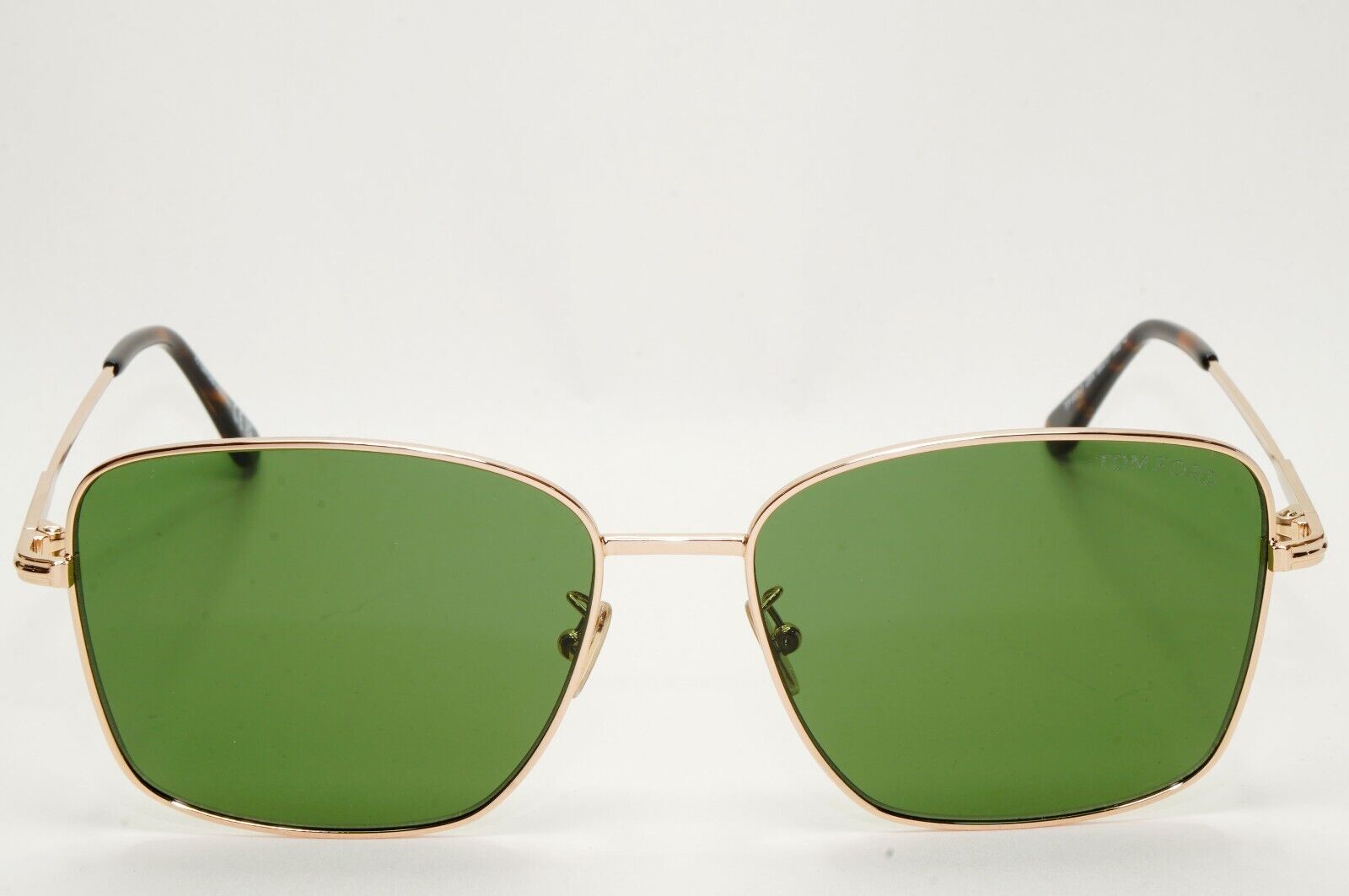 Tom Ford Sunglasses Gold Green Metal Square FT0953-D TF 953-D 28N 60mm