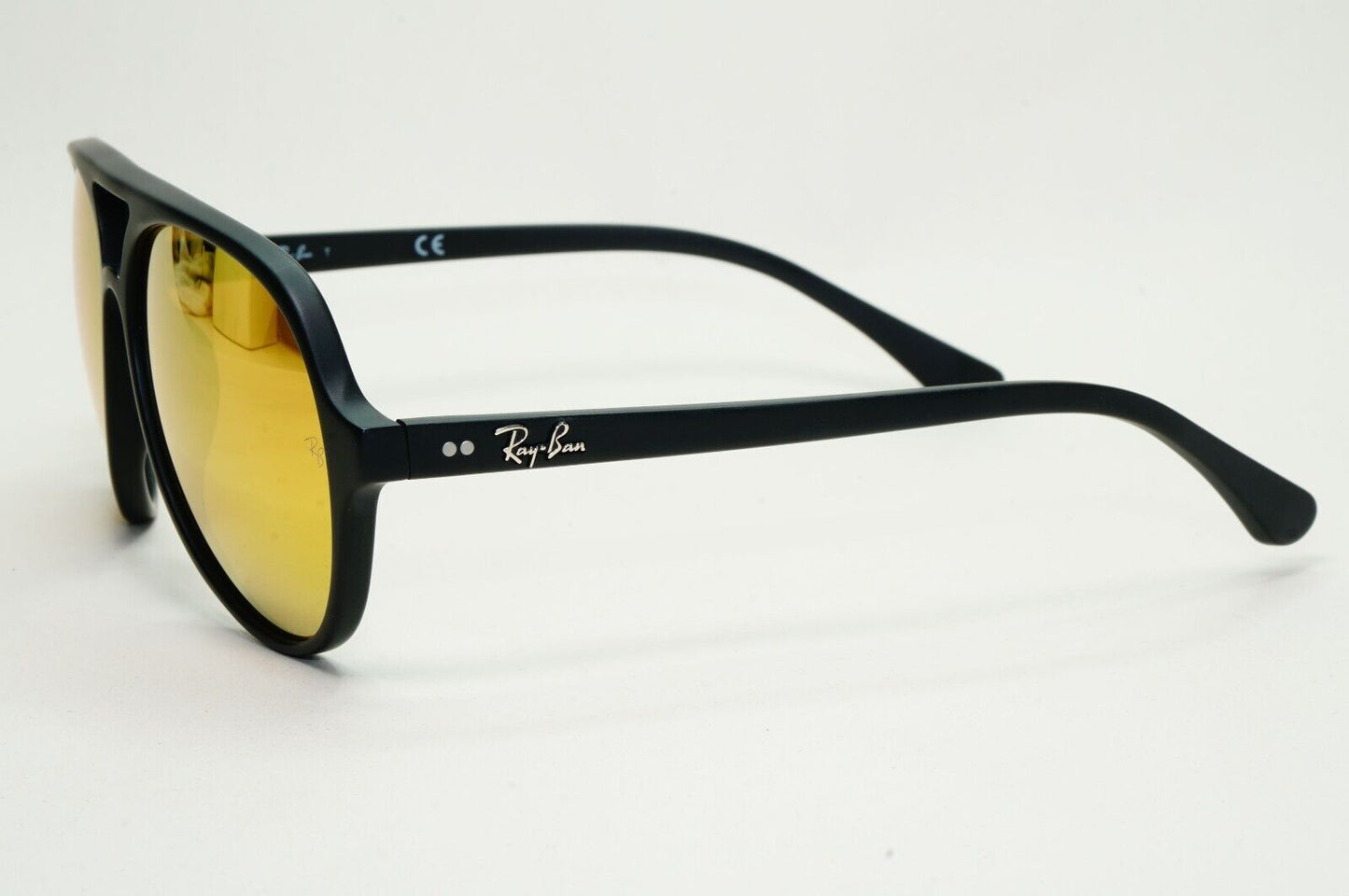 Ray-Ban Sunglasses 2010 Vintage CATS 5000 Rare Black Pink Gold RB 4125-F 901S/Z2