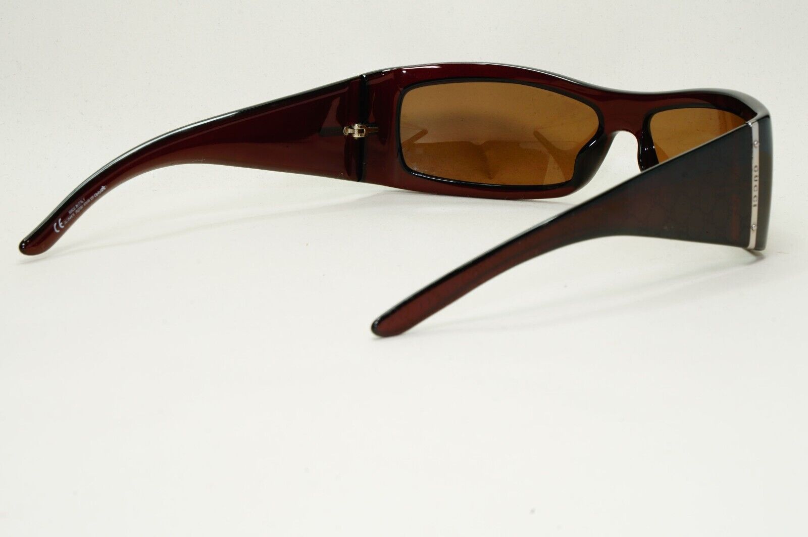 Gucci Sunglasses 2004 Vintage Brown Dark Monogram GG 1564/S RGF8U 011124