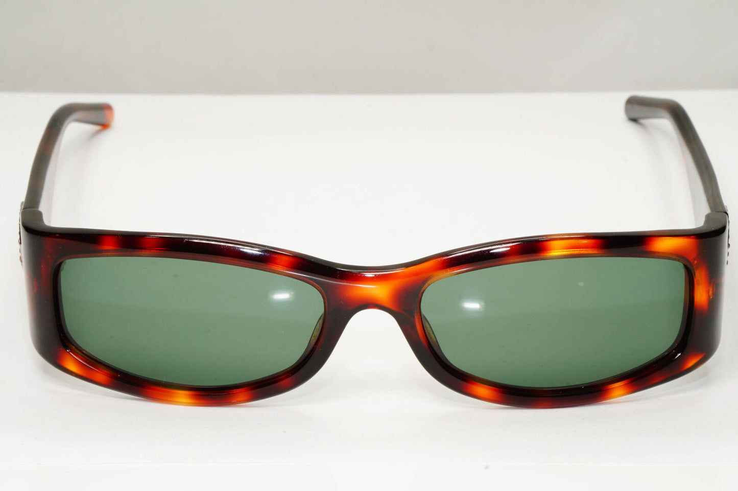 Gucci 1999 Vintage Sunglasses Brown Green Tortoiseshell GG 2526/S 05D 071222