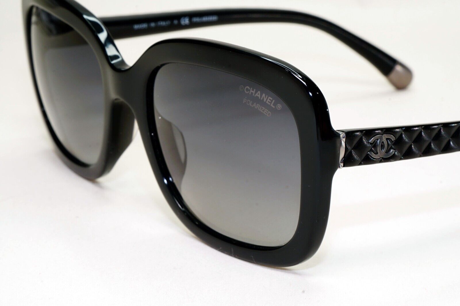 Chanel Sunglasses Black Polarised Square Grey Gradient 5329-A c.501/S8 171024