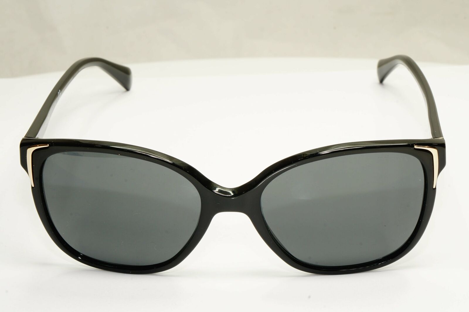 Prada Black Gold Sunglasses Square Designer Luxury Womens PR01OS SPR 01O 1AB-1A1