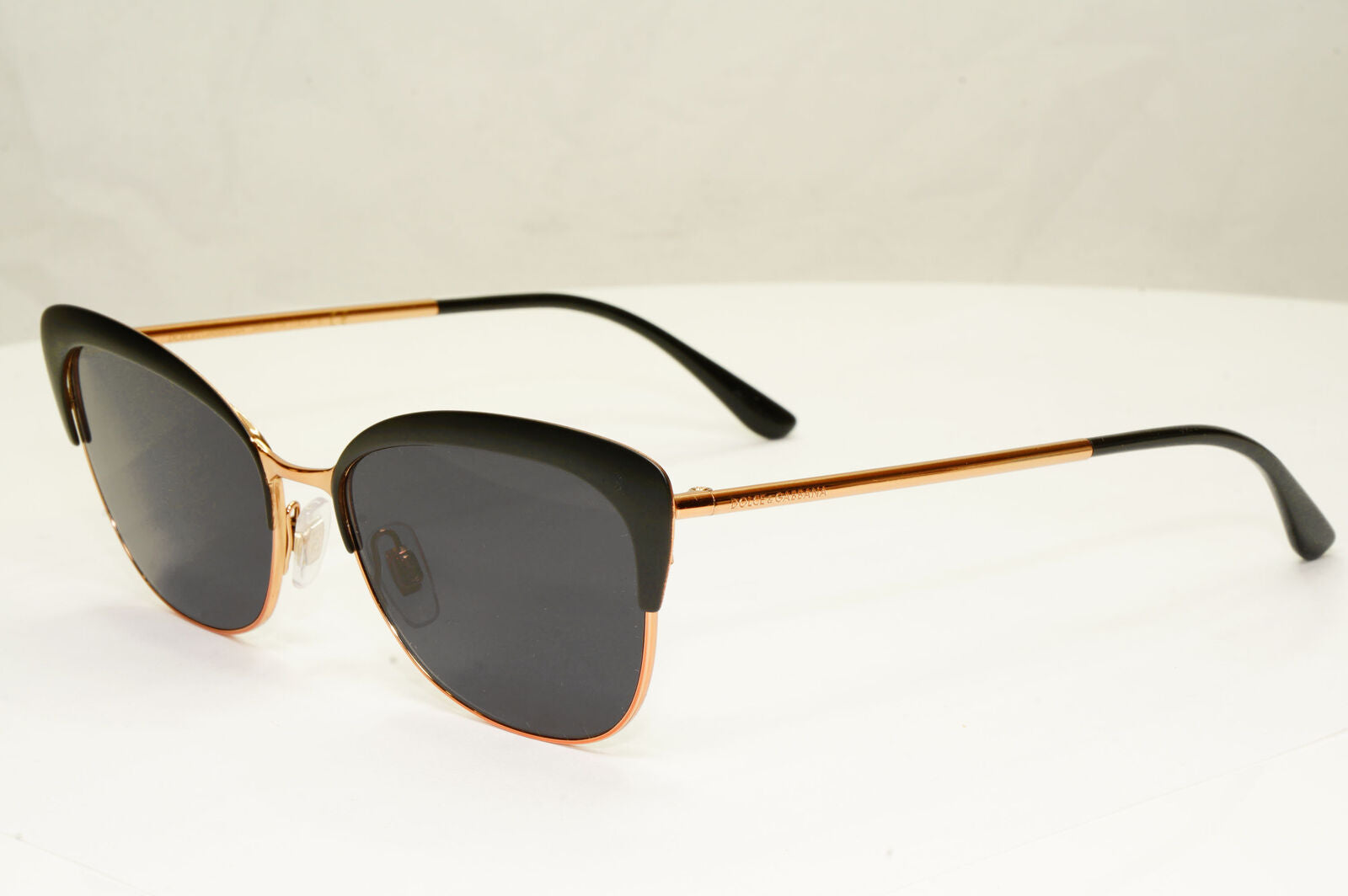 Dolce & Gabbana Gold Black Womens Designer Sunglasses DG 1298 01 36185