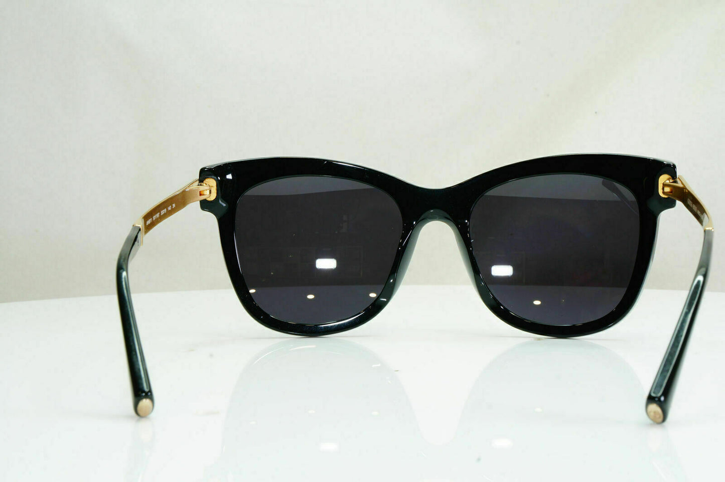 Authentic GIORGIO ARMANI Sunglasses Gold Square BLACK AR 8011 5017/87 27006