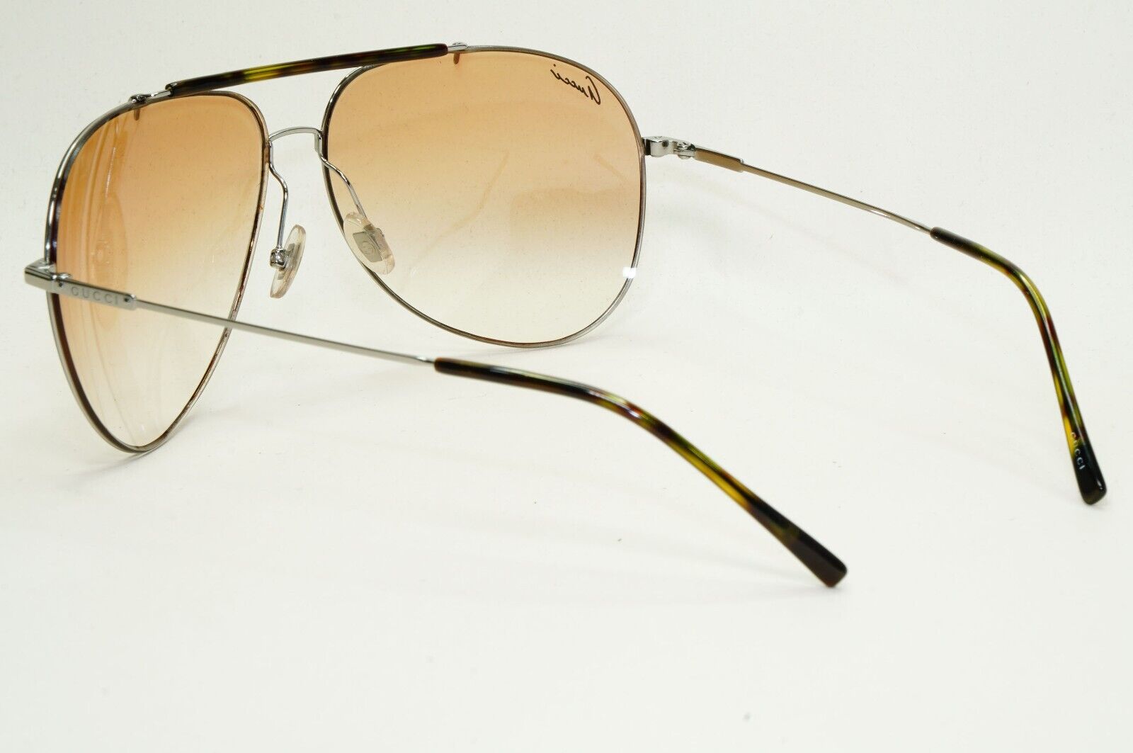 Gucci Sunglasses 2009 Vintage Light Weight Pilot Brown GG 1852/S 6LBK3 301024