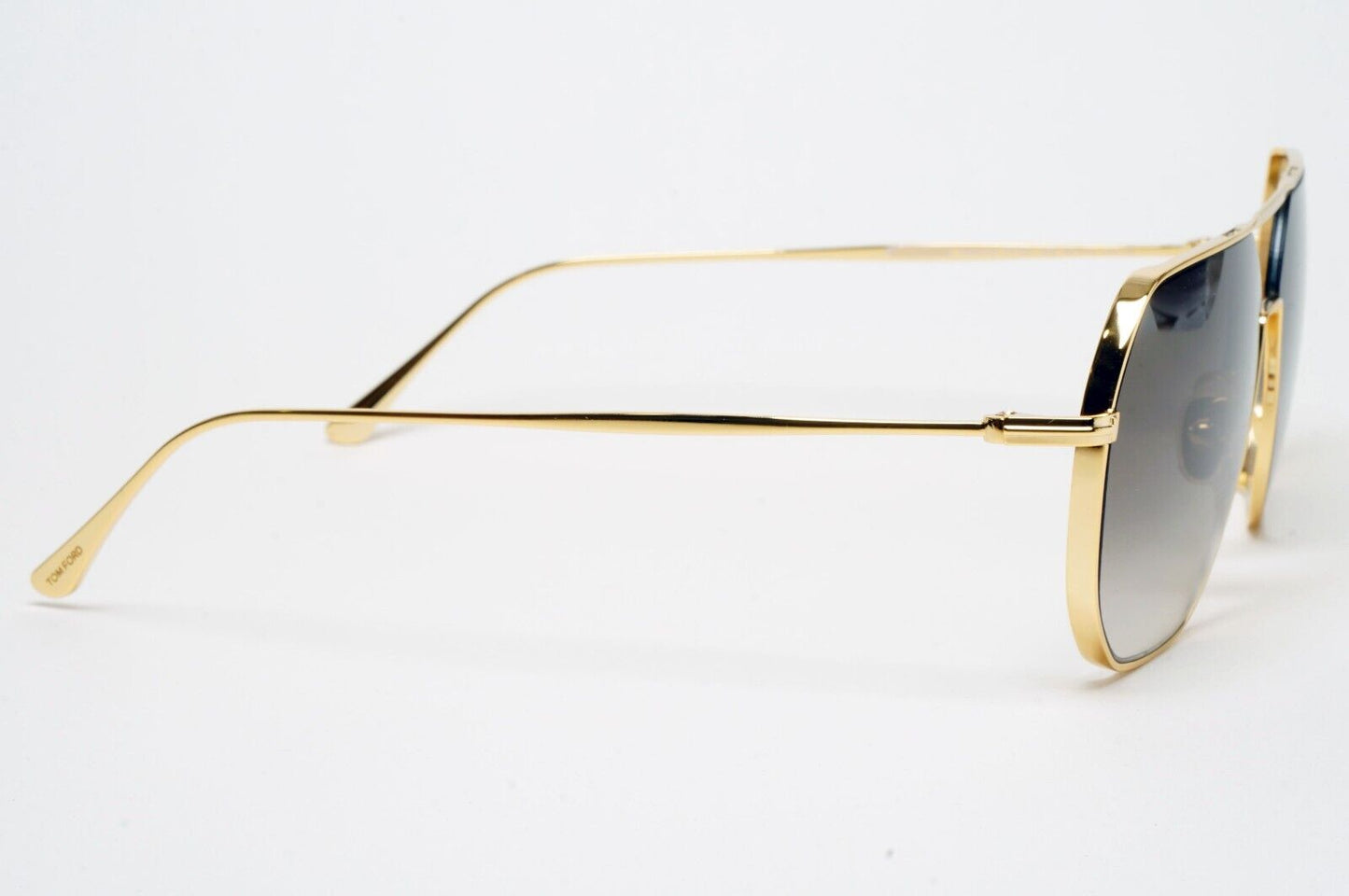 Tom Ford Sunglasses Gilles-02 Gold Grey Navigator FT0852 TF 852 30B 59mm