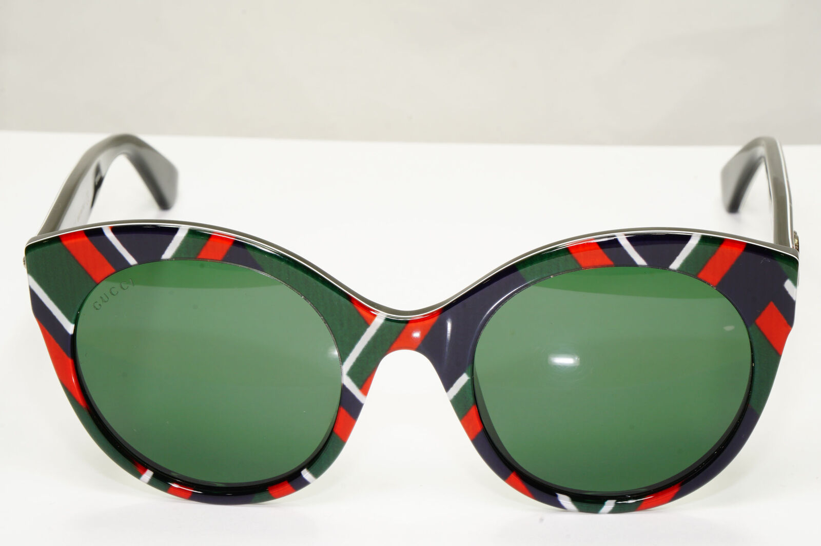 Gucci 2016 Sunglasses Black Green Tiger Oversized Square GG 0028S 010 160123