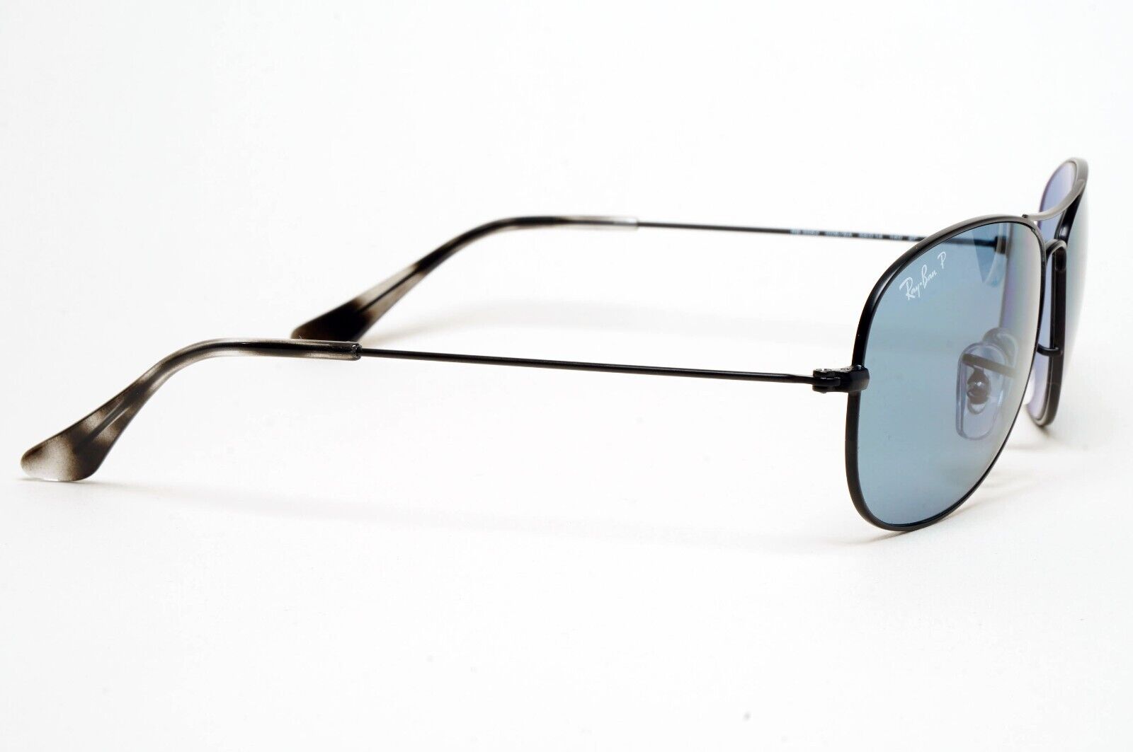 Ray-Ban Sunglasses Polarized Chromance Black Blue Pilot RB 3562 006/BA 59mm [a]