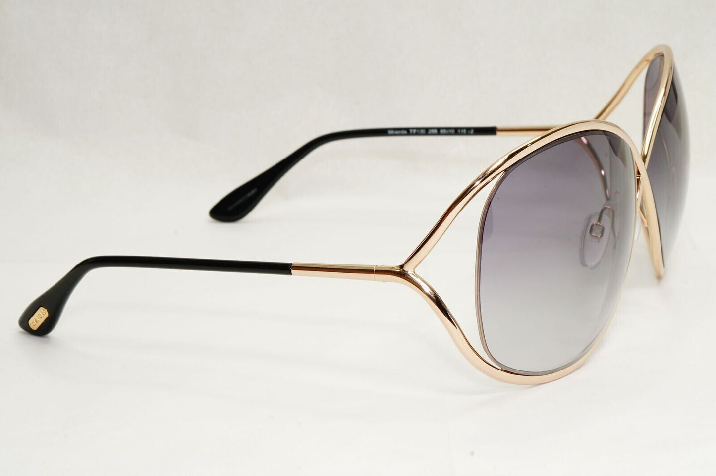 Tom Ford Sunglasses Miranda Gold Grey Gradient Smoke FT0130 TF 130 28B 220324