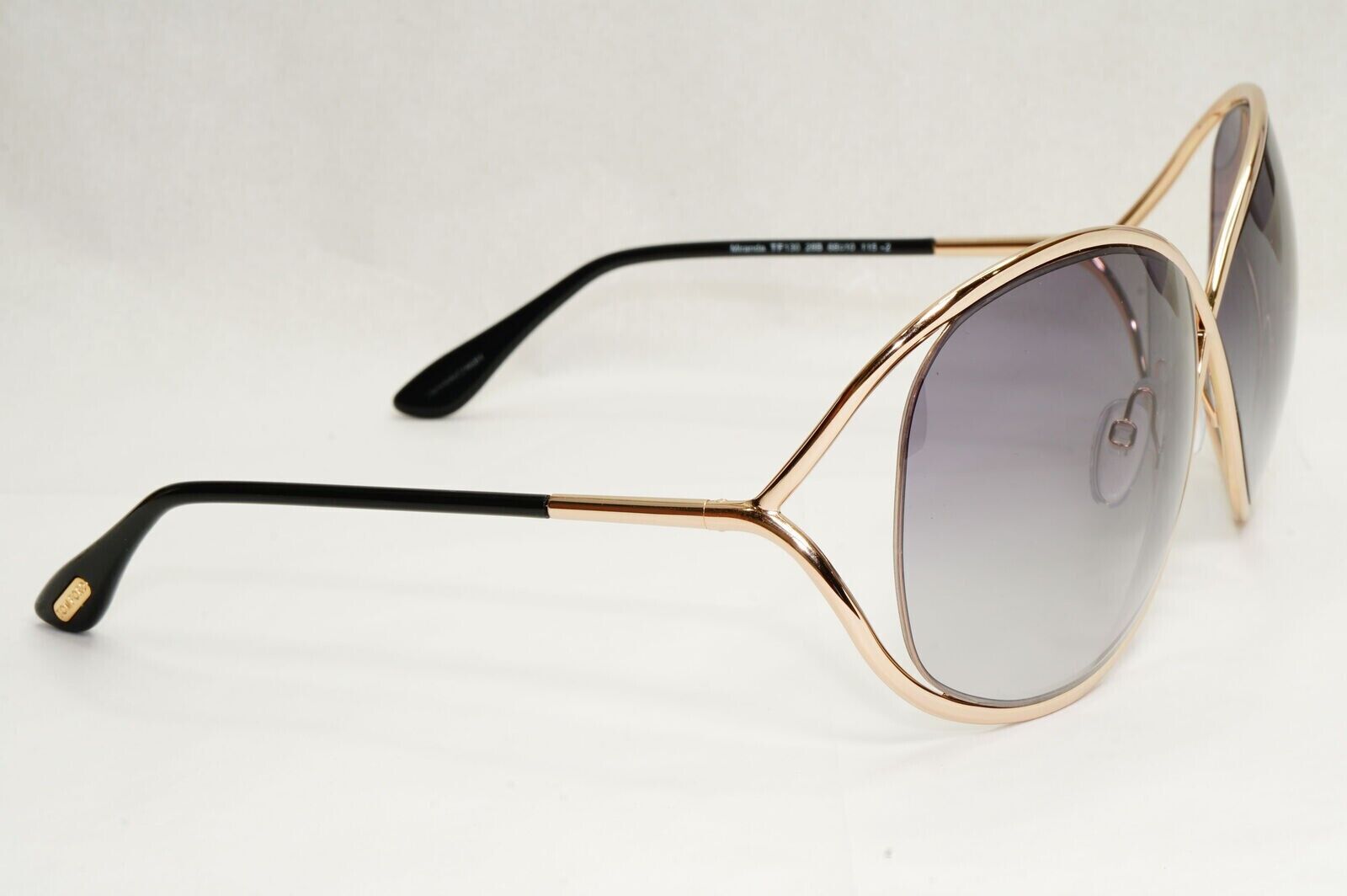 Tom Ford Sunglasses Miranda Gold Grey Gradient Smoke FT0130 TF 130 28B 220324
