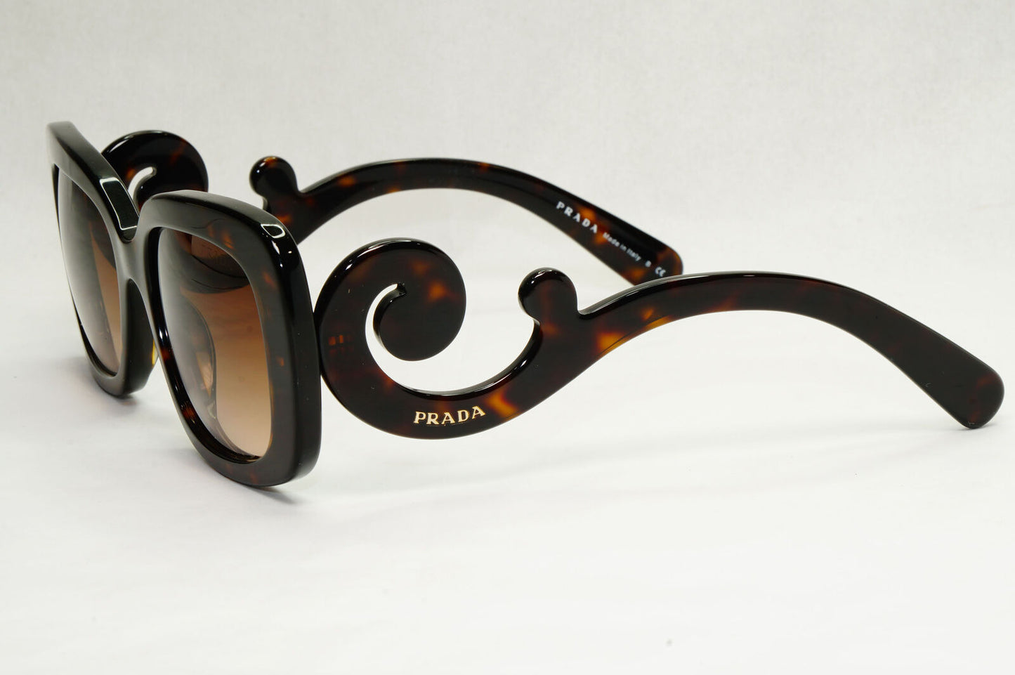 Prada Sunglasses Baroque Swirl Square Brown PR27OS SPR 27O 2AU-6S1 200124