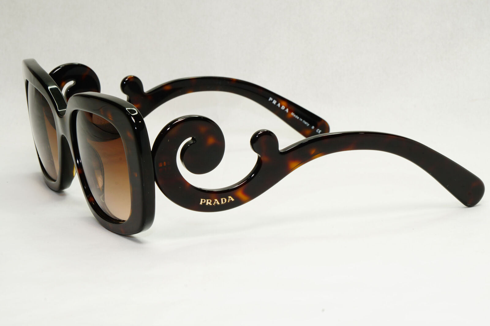Prada Sunglasses Baroque Swirl Square Brown PR27OS SPR 27O 2AU-6S1 200124