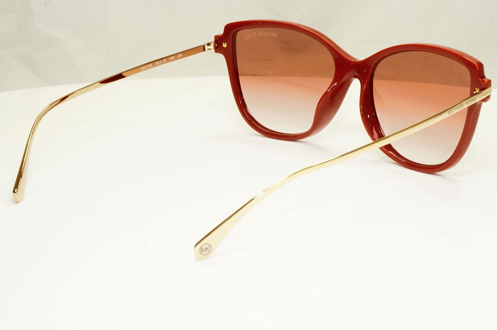 Michael Kors Womens Terracota Gold Burgundy Sunglasses MK 2130U Sorrento 3547V0