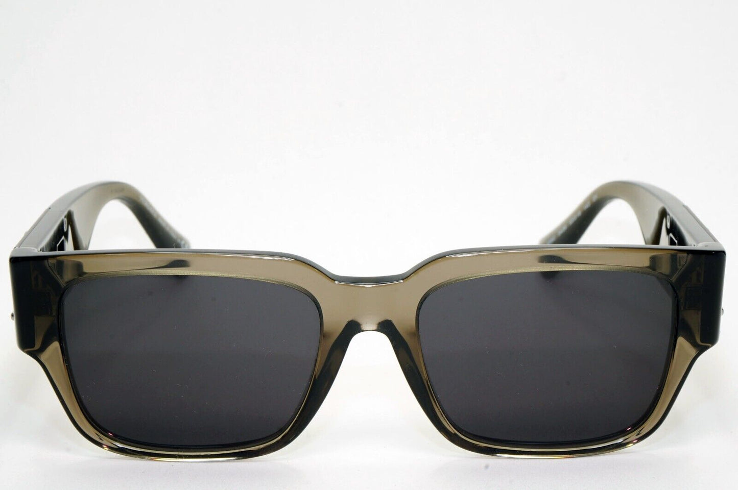 Versace Sunglasses Brown Grey Transparent Square Black Medusa MOD VE 3350 5436